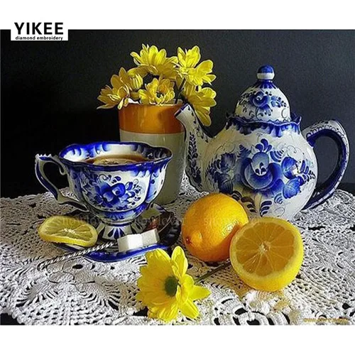 Алмазная живопись, 5d diy, набор, полный, вышивка крестом, квадрат, Алмазная мозаика, круглая, фруктовая, алмазная вышивка - Цвет: k63