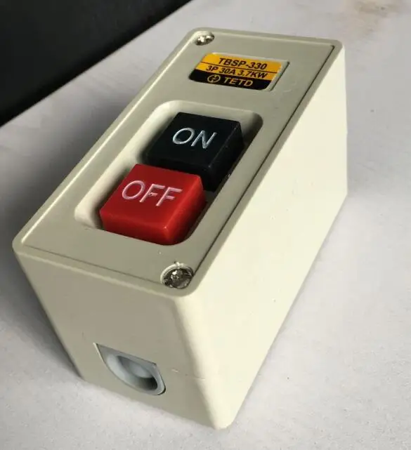 TBSP-330 кнопка питания переключатель управления давлением кнопочный 3P 30A 3 7 кВт |