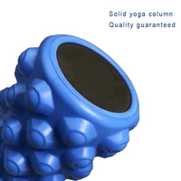 eva solid core yoga foam roller eye point 3613cm yoga roller pilates gym exercise equipment 4 colors muscle massage roller