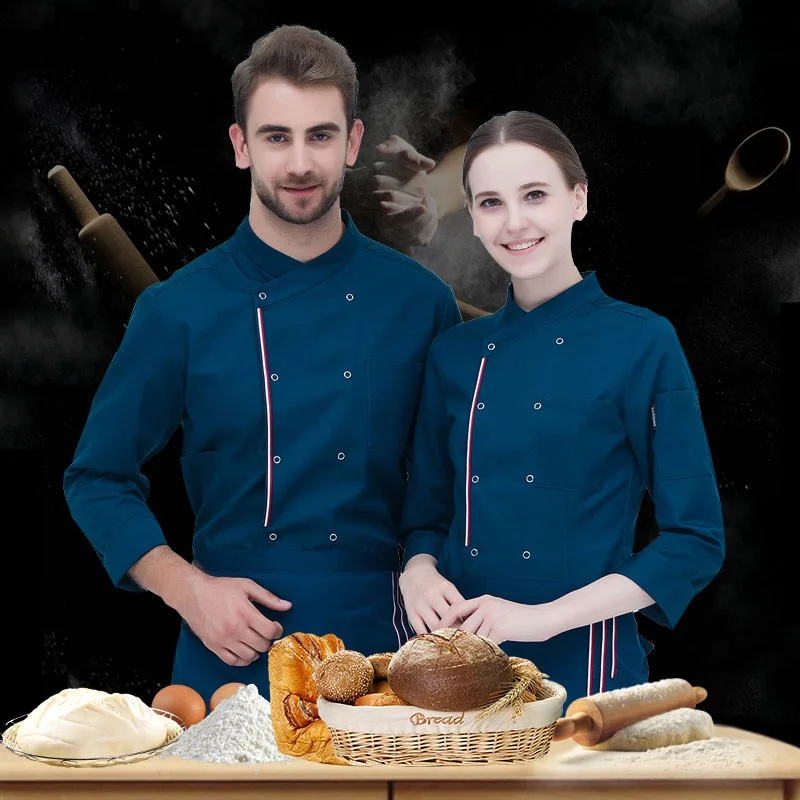 Куртка для шеф повара одежда пищевая служба ресторанная кухня куртка