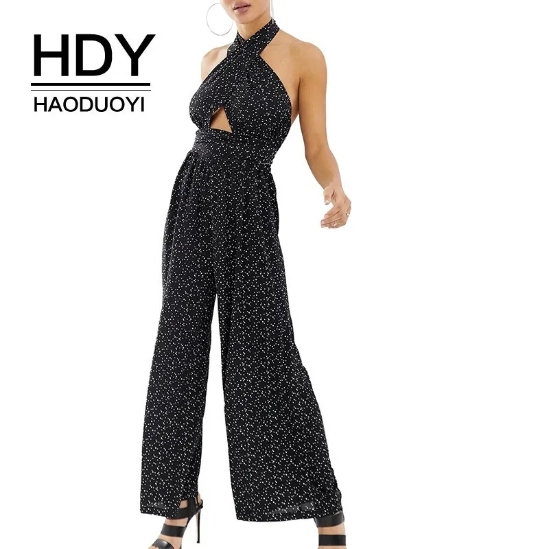HDY Haoduoyi Femme летние сексуальные простые Стильные штаны открытая спина