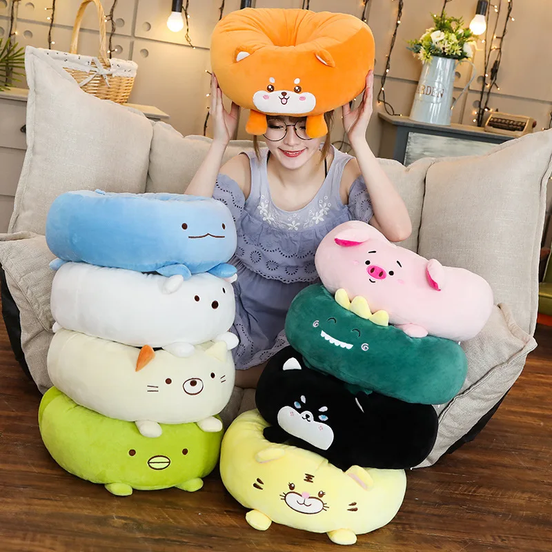 

Hot1pc 38cm Cartoon Soft Plush Cushion Stuffed Cute Animal & Sumikko Gurashi Pillow Lovely Toys for Children Kids Christmas Gift