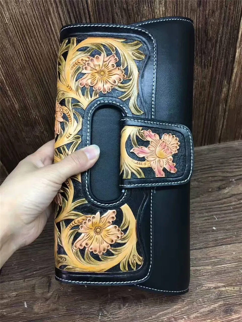 Итальянский растительного дубления натуральная кожа Craft ручной работы в