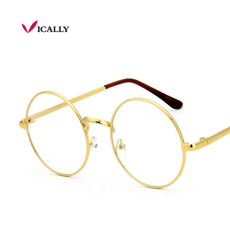 2017 винтажные брендовые дизайнерские круглые очки женские простые мужские