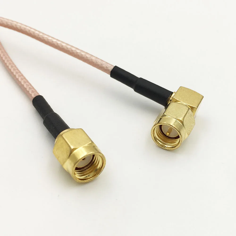 Коаксиальный разъем RG316 Прямоугольный штекер SMA папа на RP-SMA коаксиальный RF 10 см 15