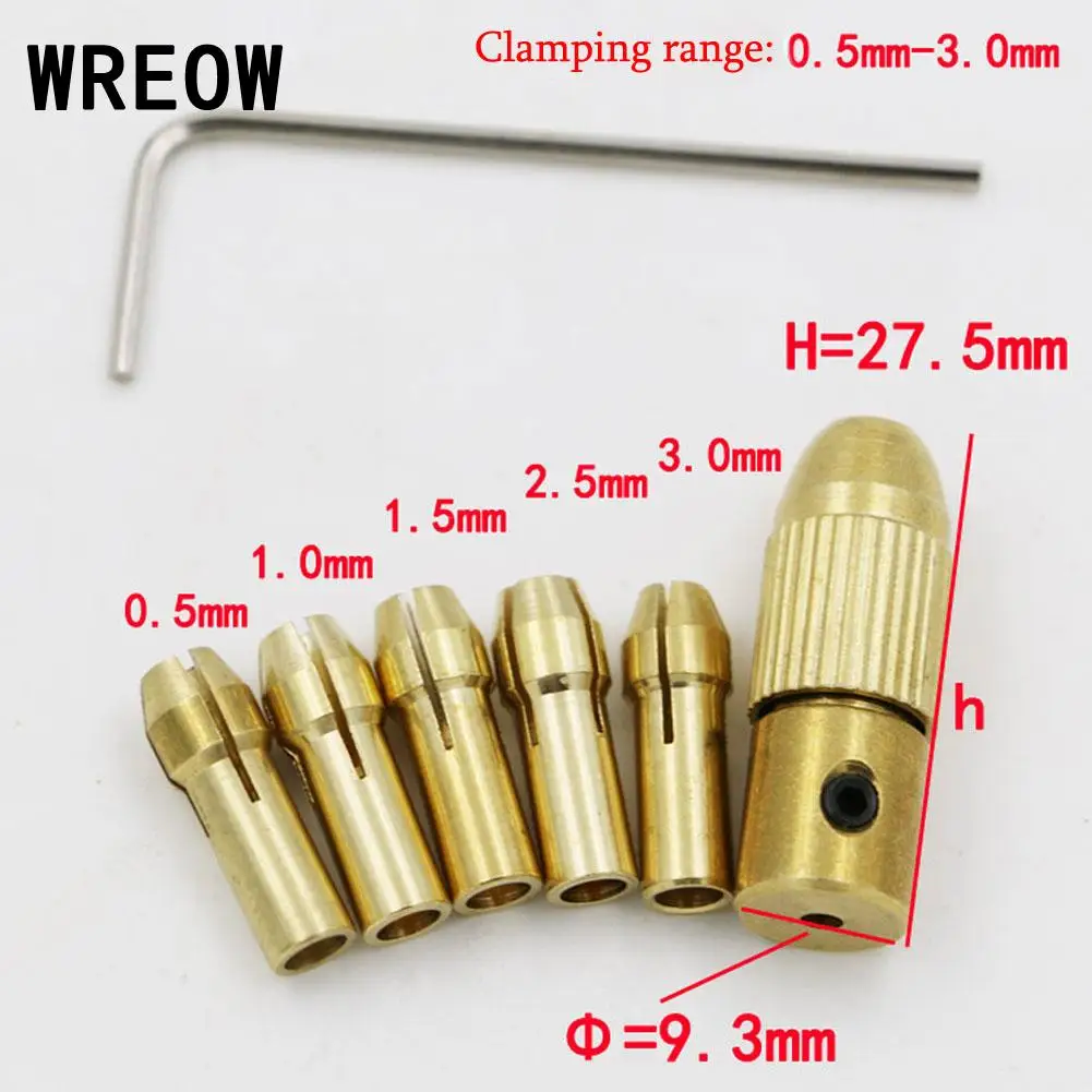 

Drill Collet Set Fit For Micro Twist Electronic Drill Chuck for Combined Hand Drill Electric Tools 0.5-3.0mm