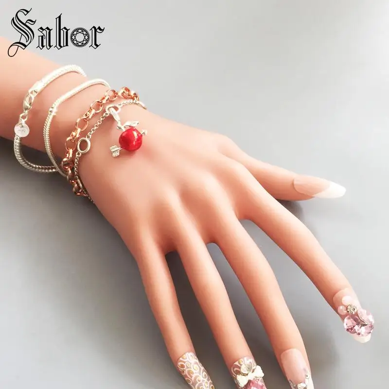 Очаровательное яблоко thomas Red со стрелкой ювелирные изделия для женщин и девушек