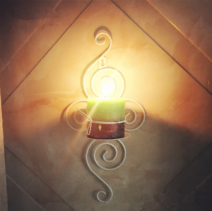 2018 канделябр подсвечники железная ручной работы Подвесной Настенный светильник