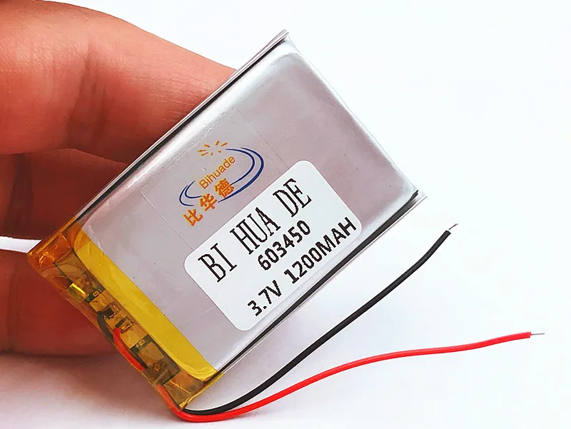 

Li-po 3,7 V,1200mAH,[603450] PLIB; Полимерный литий-ионный/литий-ионный аккумулятор для GPS,mp3,mp4,mp5,dvd, Игрушечная модель