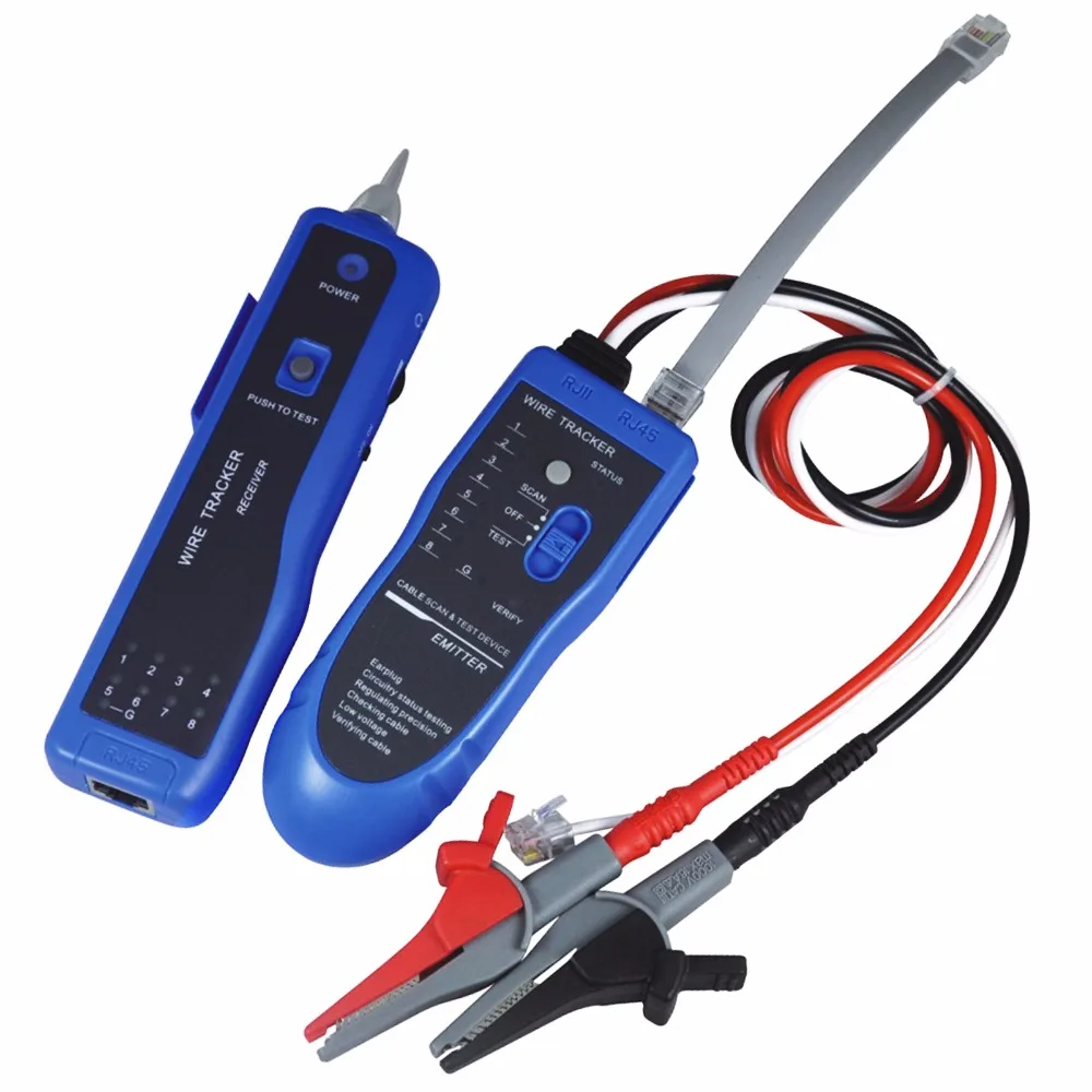 Провод трекер телефон LAN кабель RJ45 RJ11 открытый короткого замыкания тестирование