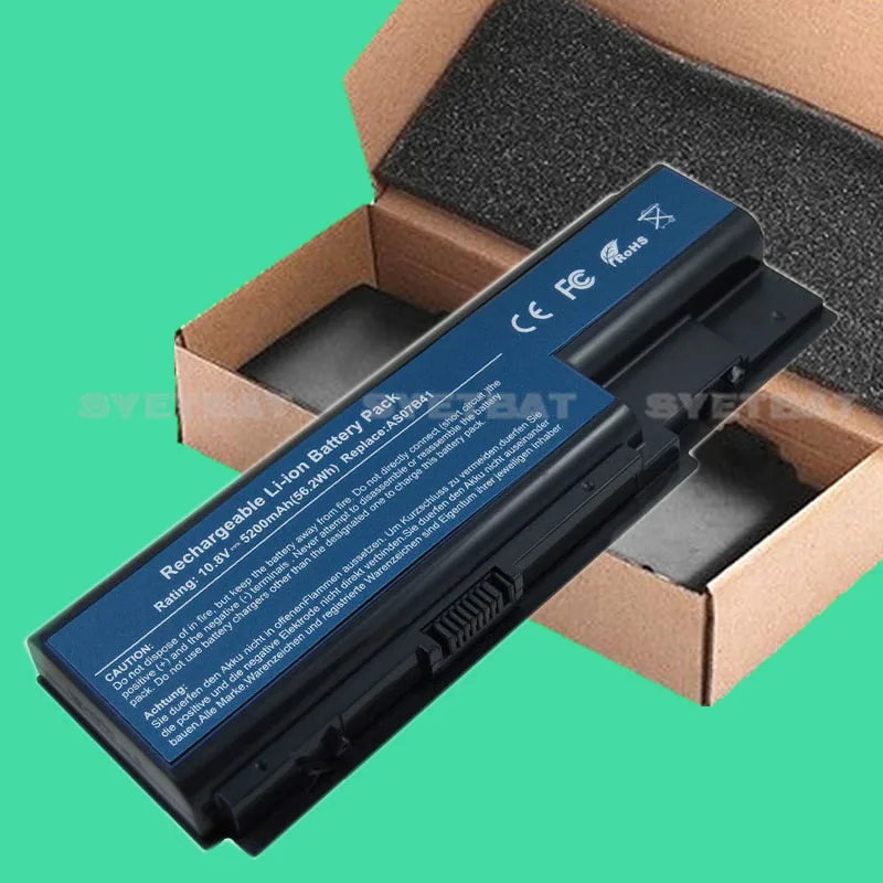 Батарея для acer Aspire AS07B31 AS07B32 AS07B41 AS07B42 AS07B51 AS07B52 AS07B71|Аккумуляторы ноутбуков| |