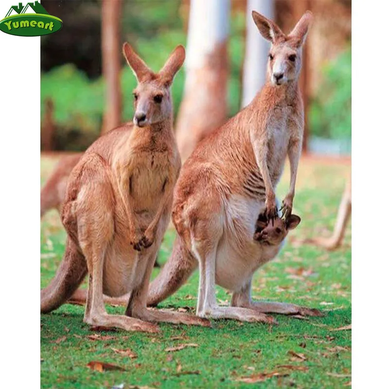 YUMEART 5D алмазная живопись сделай сам кристалл Австралийский кенгуру вышивка