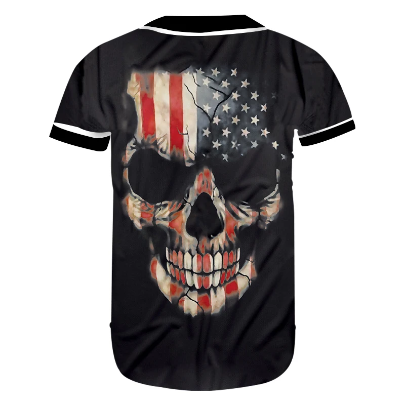 OGKB футболка женская с 3d принтом стиль бейсбол панк хип-хоп топы коротким рукавом