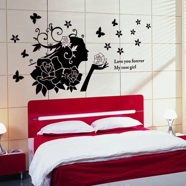 Роза девушка гостиная романтическая тепло Спальня глава кровать коридоре