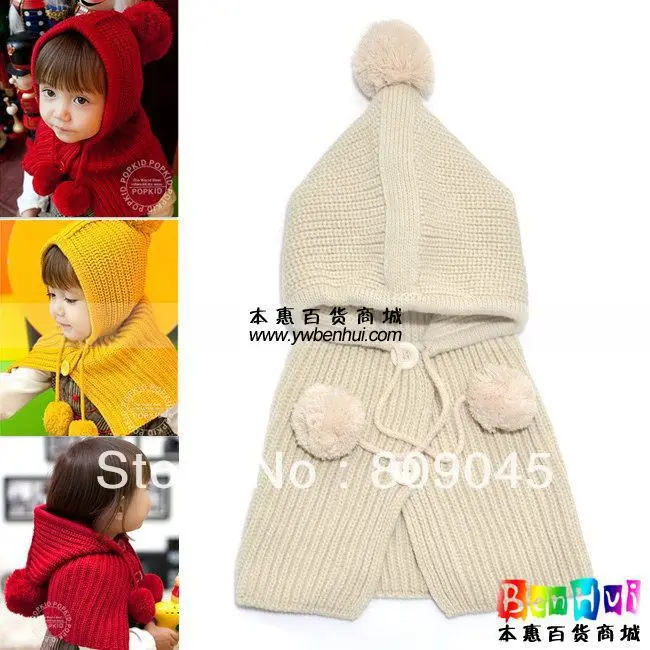 Зимние теплые вязаные шапки для мальчиков/девочек/комплекты шапок шапочки