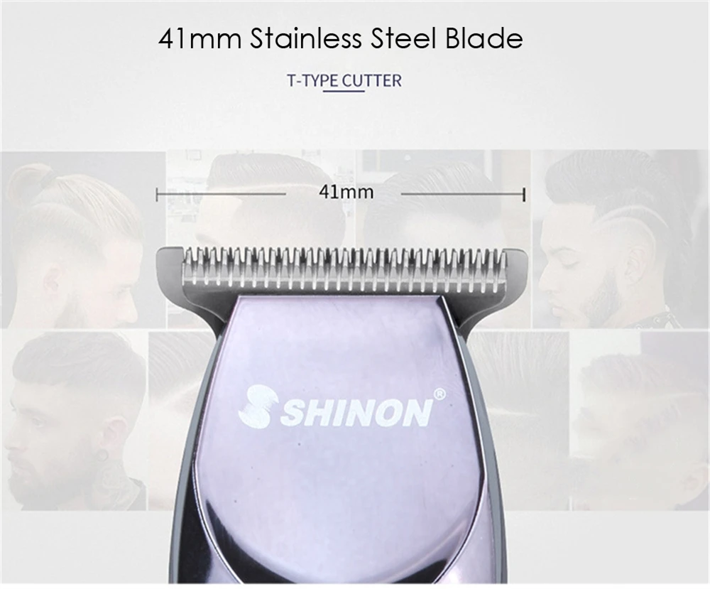 Профессиональная машинка для стрижки волос перезаряжаемая электрическая