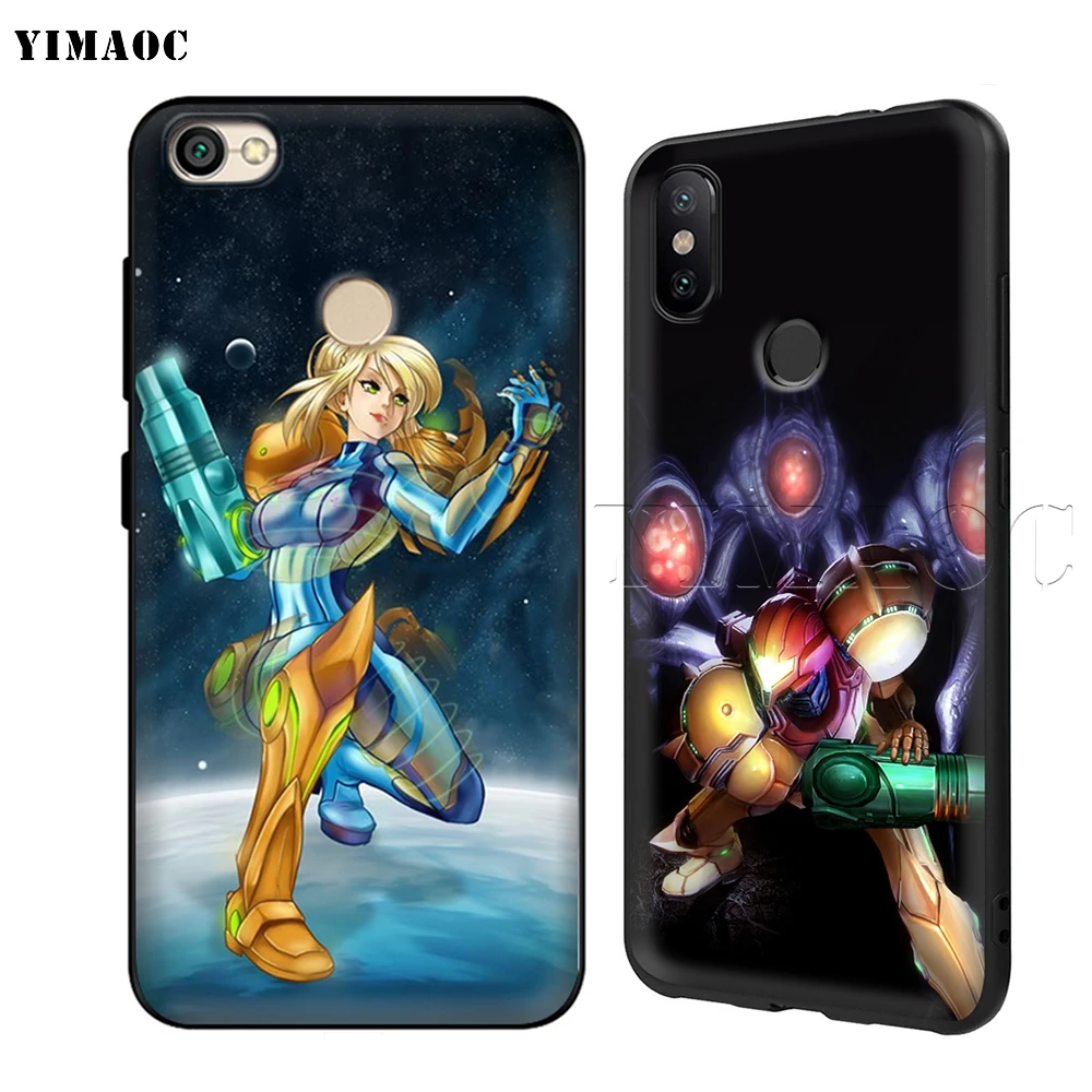 Силиконовый чехол YIMAOC Samus Aran Metroid для Xiaomi Redmi Note 4 4x 4a 5 5a 6 8 Pro Prime Plus | Мобильные