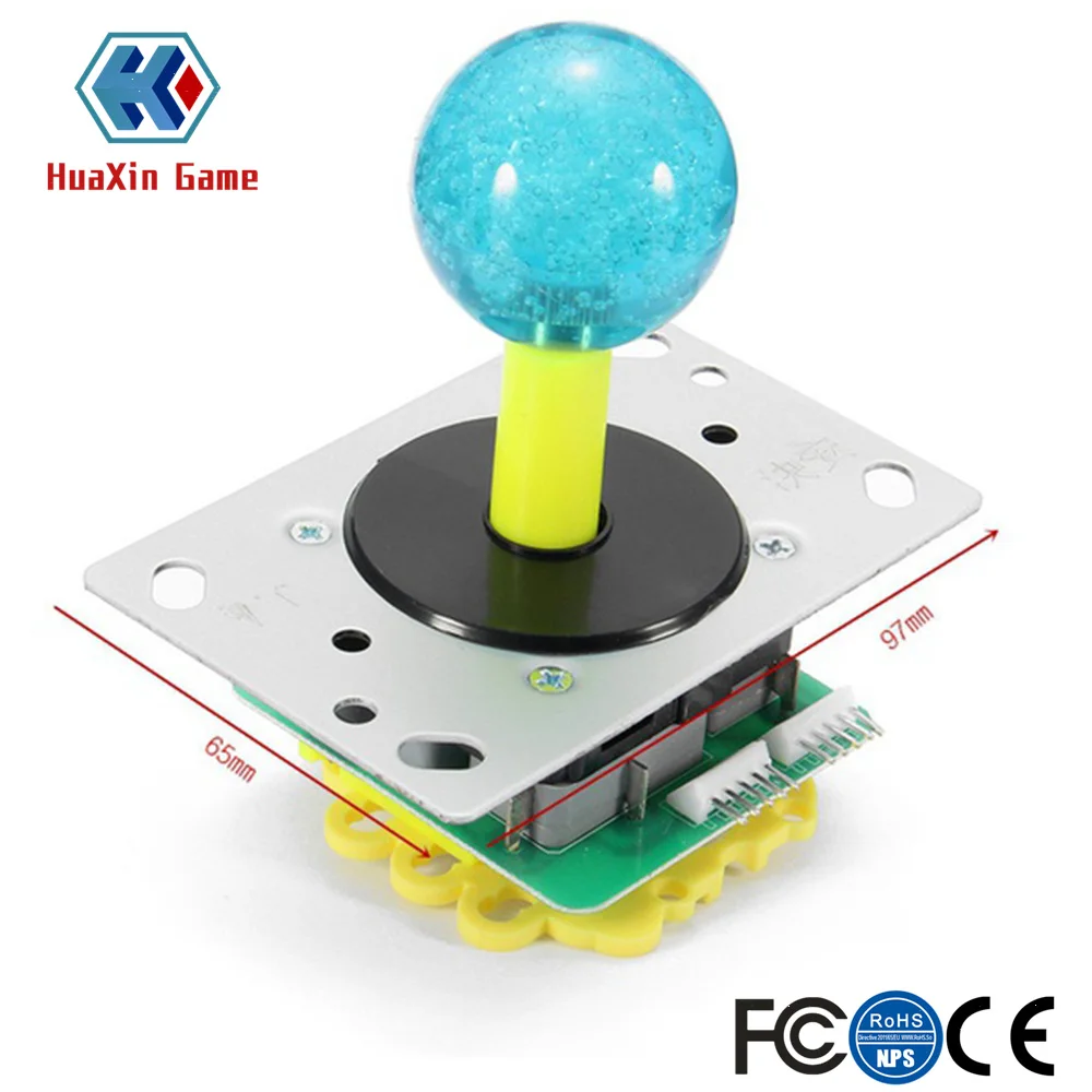12V LED Arcade Joystick And 5Pin Cable Colorful Illuminated Switchable from 4 to 8 Way Operation for Game | Спорт и развлечения