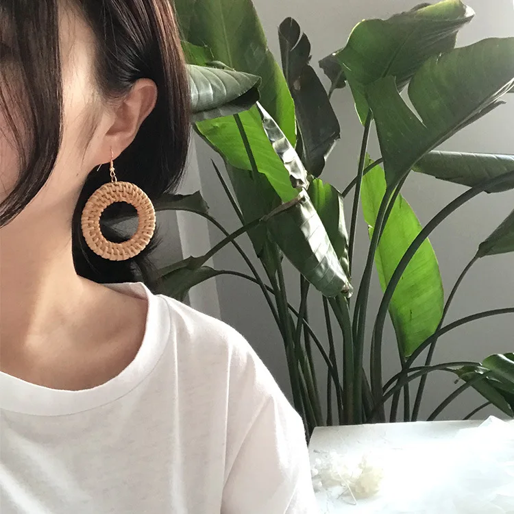 Luckyстрая богемная ручная работа деревянная искусственная лоза оплетка Винтажные