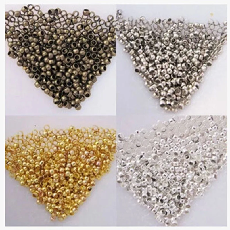 Обжимные наконечники круглые пробки 2 мм зажимы для фиксации крепеж