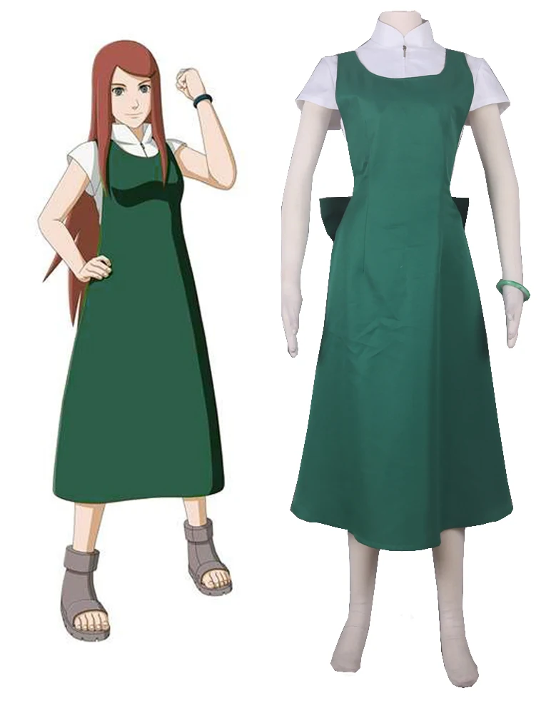 Наруто: Shippuden костюмы Naruto Akatsuki Лолита юбки кимоно Uzumaki кушина косплей Хэллоуин