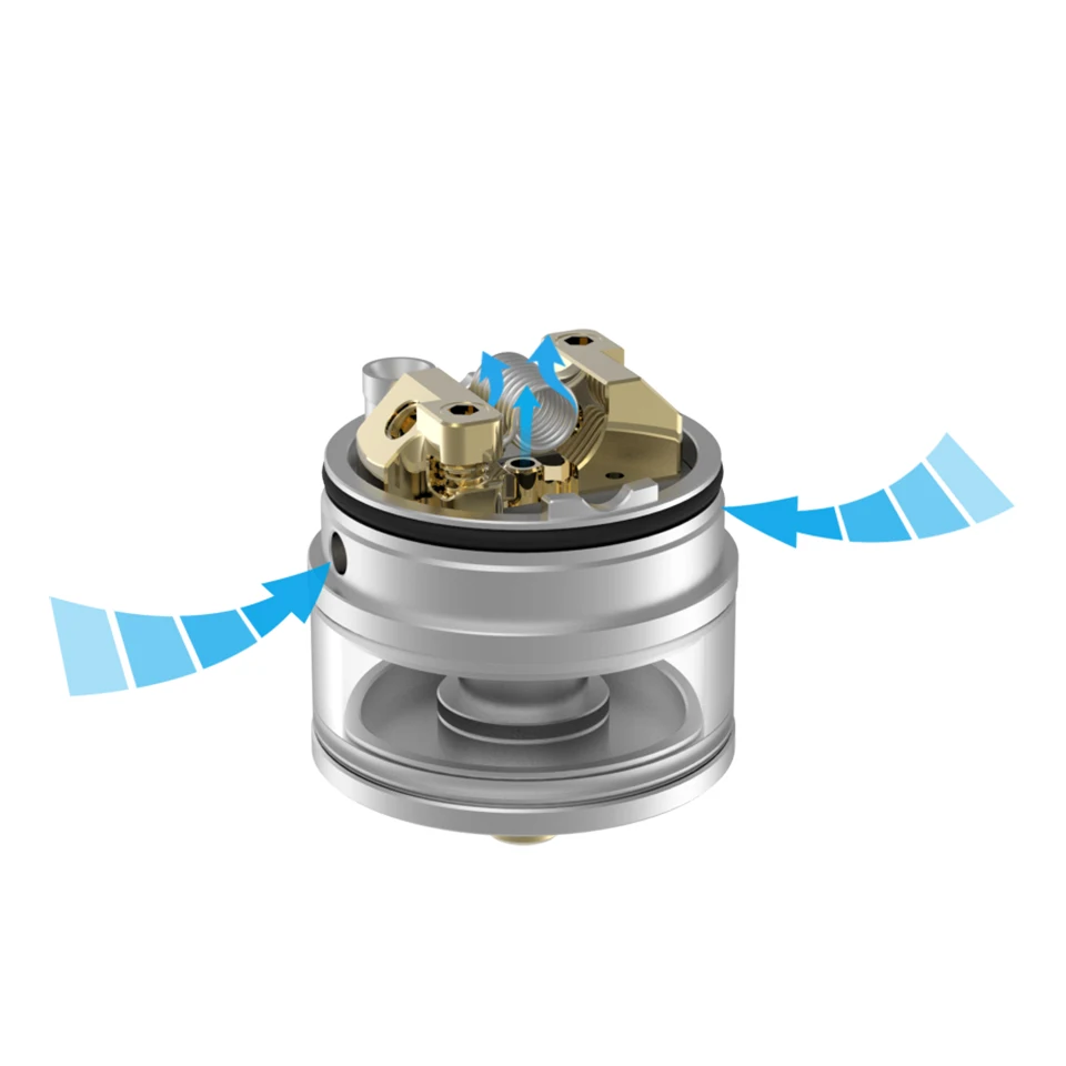 Оригинальный vapefly Galaxy MTL Squonk RDTA 22 2 мм бак для электронной сигареты мл емкость 510