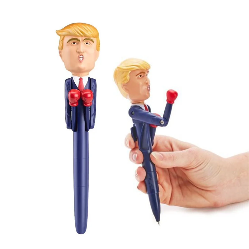 

New Trump Talking Toy Boxing Pen Stress Relief Talking Pen Trump Real Voices for Christmas New Year Gifts to Family Friends