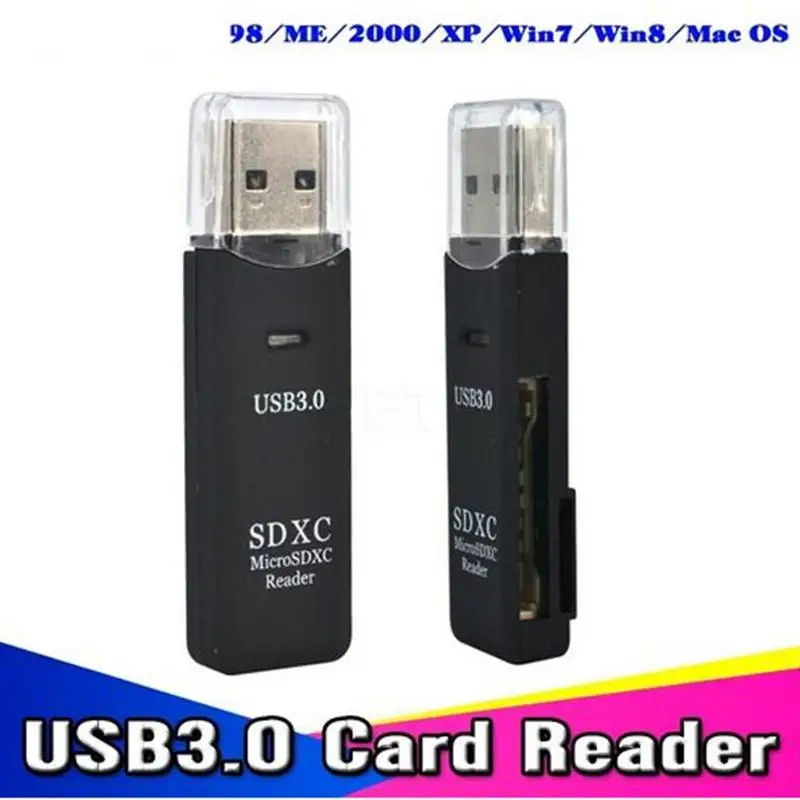 Все в 1 USB 3,0 интерфейс кард-ридер SD высокоскоростной TF Micro карта памяти ридер Поддержка SDXC для ПК компьютер ноутбук Настольный