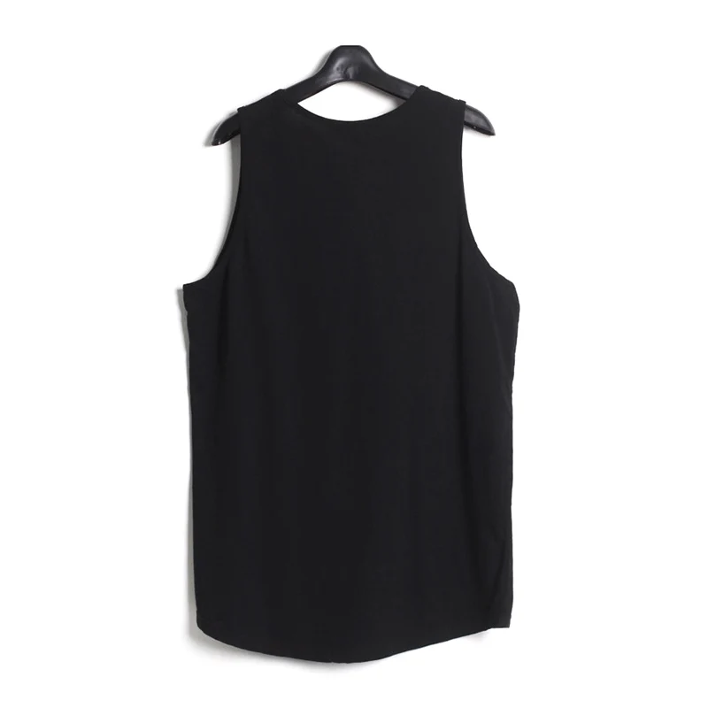 Майка мужская без рукавов хлопок с принтом перьев повседневная майка для фитнеса