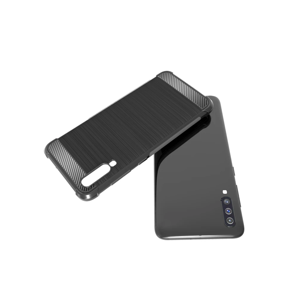 10 шт./лот. Амортизирующий чехол из мягкого ТПУ с защитой от царапин углеродного