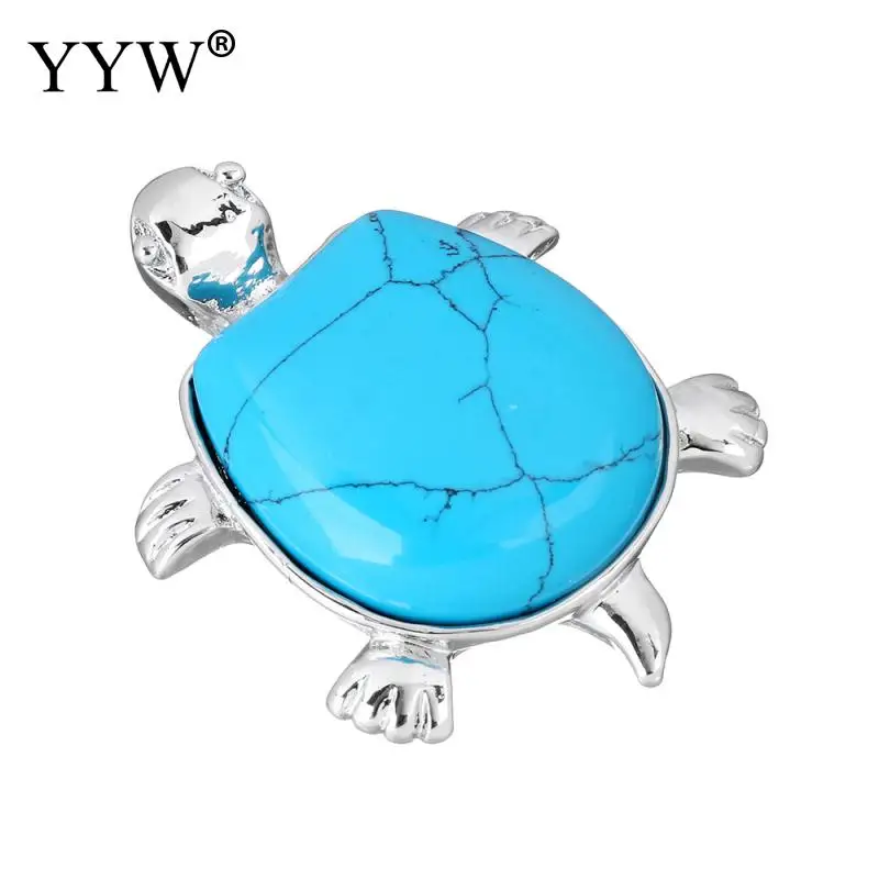 Подвески из драгоценного камня ювелирные изделия с латунным покрытием черепахи