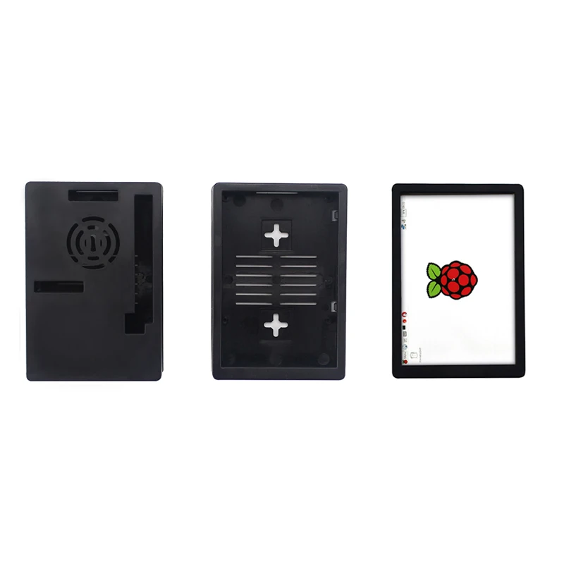 Raspberry Pi 3 Model B+ 3,5 дюймов сенсорный экран 480*320 TFT lcd+ ABS Чехол черный серый коробка также для Raspberry Pi 4 Модель B/3B