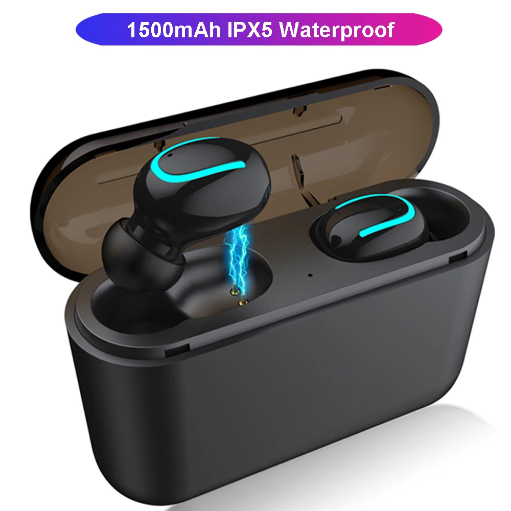 

TWS Headset Ture Wireless Earphones HBQ-Q32 Bluetooth 5.0 With Microphone Mini Earbud Cordless headphones PK t5 t1c qs1 bw-fye4