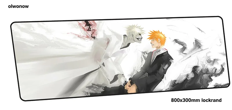 BLEACH Коврик для мыши для геймера, крутой игровой коврик для мыши 800x300x3 мм, большой восхитительный коврик для ноутбука, ПК, аксессуары для ноутбука, эргономичный коврик для мыши - Цвет: design 2