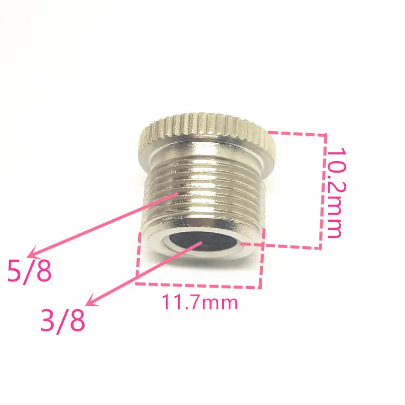 5 шт. высокое качество 5/8 &quotштекер до 3/8&quot гнездо микрофон подставка адаптер