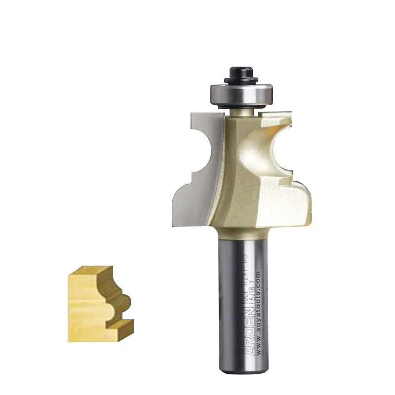 

Woodworking Tool Edge Moulding Arden Router Bit - 1/2*9/16 - 1/2" Shank - Arden A1001178