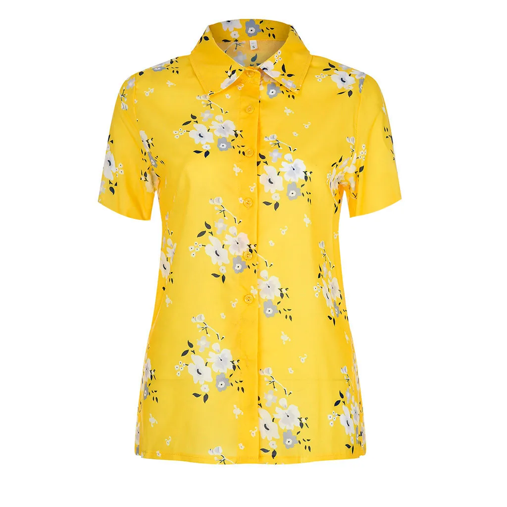 Большие размеры летняя модная блузка с принтом женская повседневная сексуальная