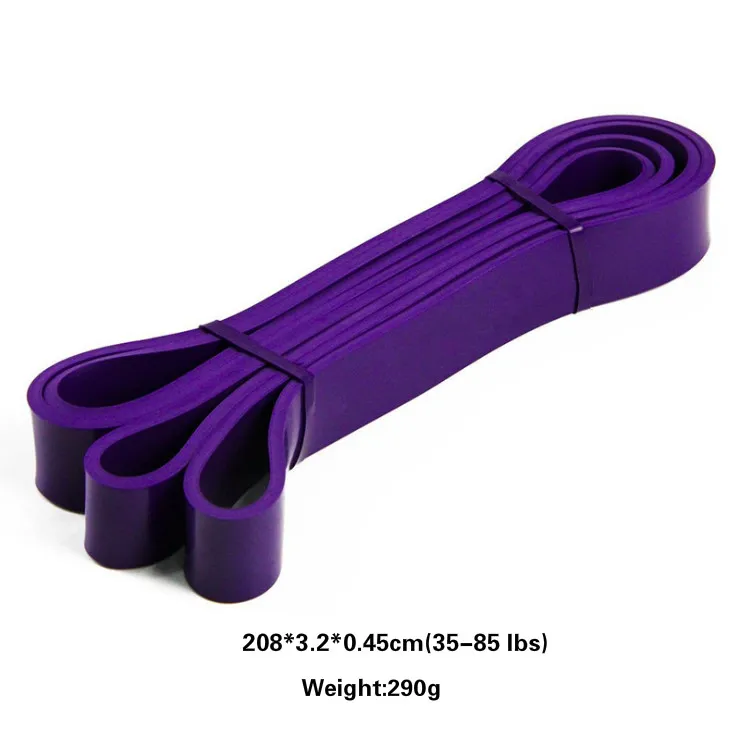 purple Фитнес-резинки, эспандер, унисекс, 208 см, для йоги, занятий спортом, эластичные резинки, петля, экспандер для упражнений, спортивное оборудование - Цвет: purple