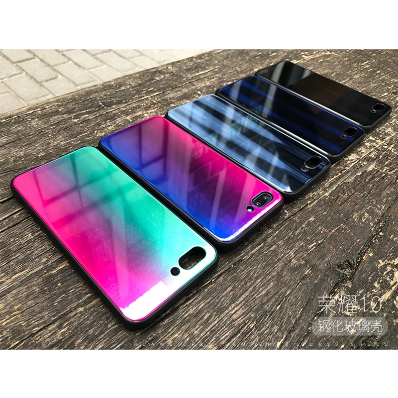 Стеклянный чехол CHYI с бликовым покрытием для Huawei P20 Pro задняя крышка оригинальный