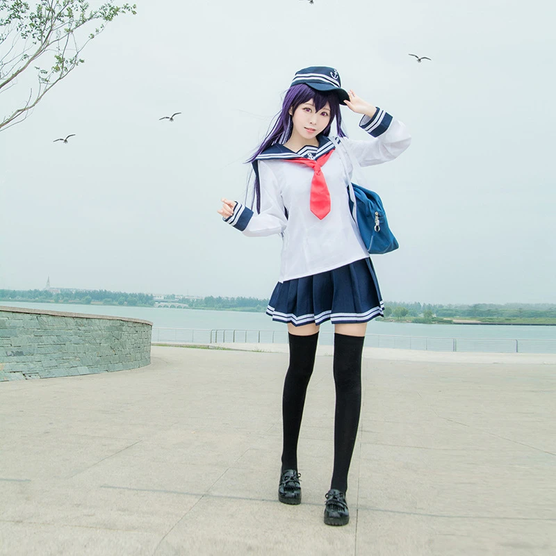Костюм для косплея Shimakaze коллекция Kantai костюм моряка полная Коллекционная