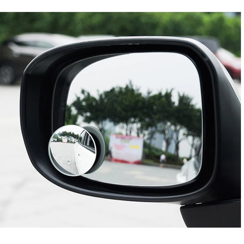 

HD car 360 Degree Adjustable Car small Mirror Blind mirror reversing wide-angle car mirror rearview auxiliary mirror quality A