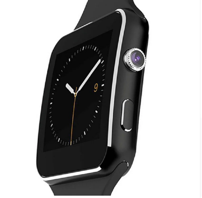 Bluetooth Smart часы X6 Спорт Шагомер smartwatch с Камера Поддержка sim карты WhatsApp Facebook для