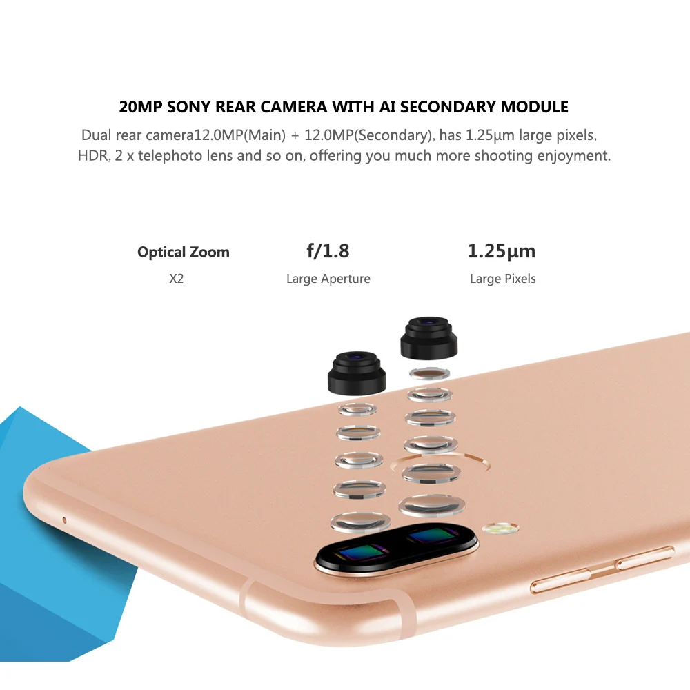 Lenovo S5 Pro, 6 ГБ, 128 ГБ, Snapdragon 636, глобальная версия, 3500 мАч, 20MP, четыре камеры, мобильный телефон, 6,2 дюймов, FHD+ 1080 P, 4G, LTE, смартфон