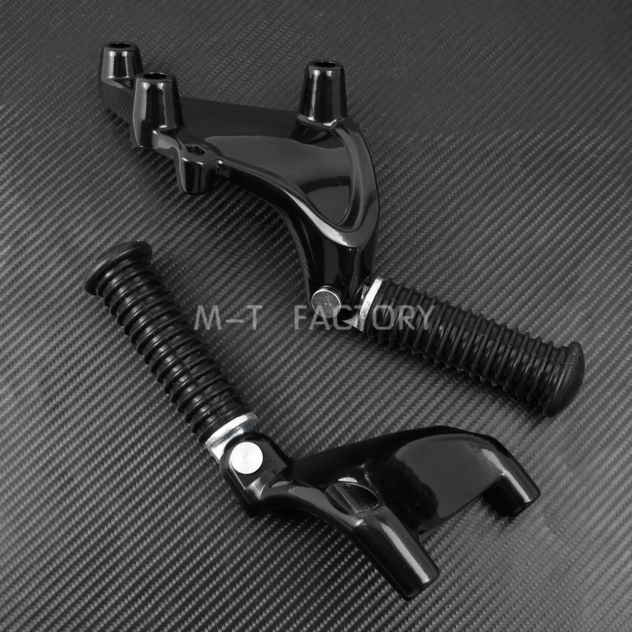 Harley Sportster XL Rear Foot Rests Pegs Pedal Back Passenger Footpeg Assembly with Mounting Kit (2014-2019) image 3