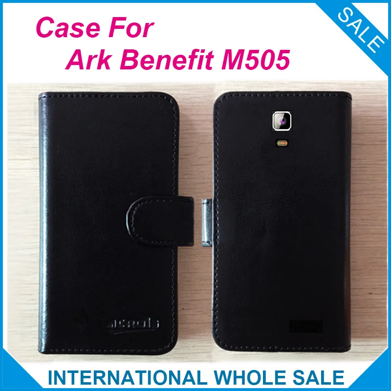 Горячий! 2017 Benefit M505 Ark Case 6 цветов Высокое качество Оригинальная кожа Эксклюзив 100% подходящий мобильный телефон кожух Покупка с отслеживанием.