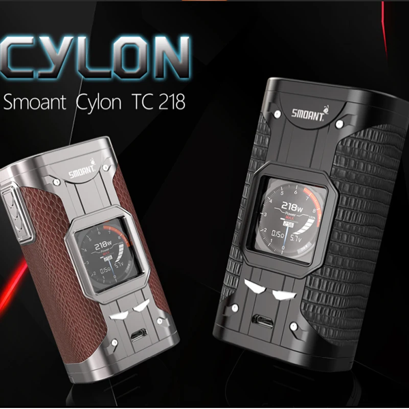 Оригинальный мод для электронных сигарет Smoant cylon TC 218 w бокс испаритель с экраном 1