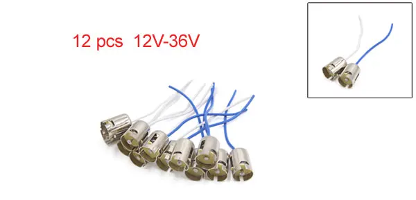 UXCELL 12 шт. BA15s светильник сигнала поворота лампочка жгута проводов разъем 12 V-36 V для автомобиля