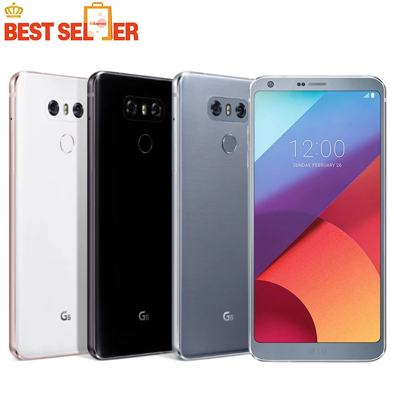 Разблокирована LG G6 H870 H871 VS988 мобильный телефон 5 7 дюймовый 4 ядра телефона Android GB 32