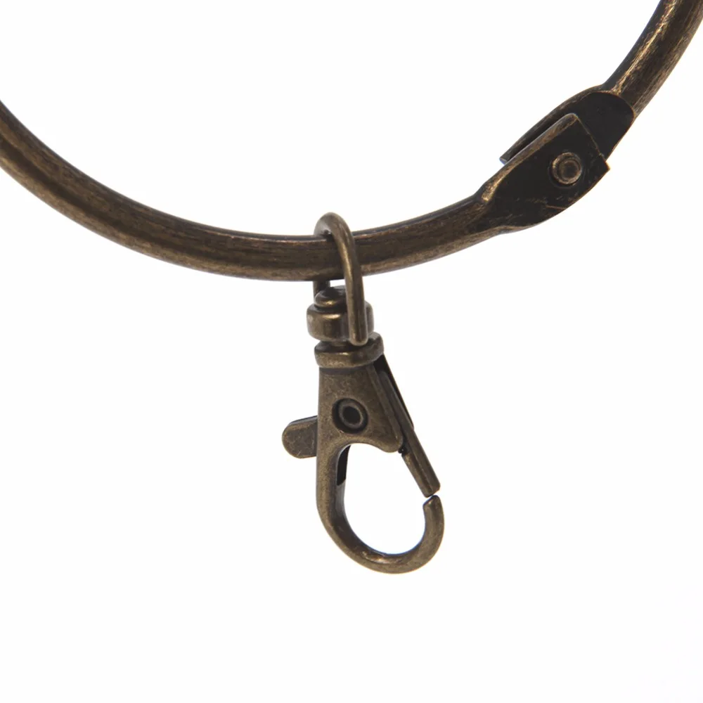 Брелок для ключей зажимы застежка на крючок большое кольцо Сплит сделай сам