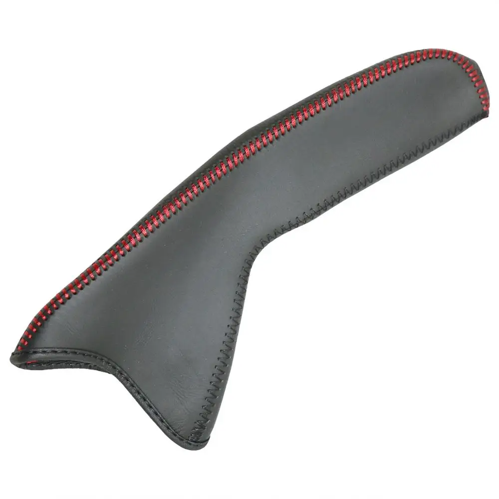 RAV4 Handbrake Cover PONSNY автомобильный Редуктор/ручной тормоз/рулевое управление чехол из натуральной кожи для Toyota Corolla 2011 RAV4 2012-2013 авто сшитый вручную чехол - Название цвета: RAV4 Handbrake Cover
